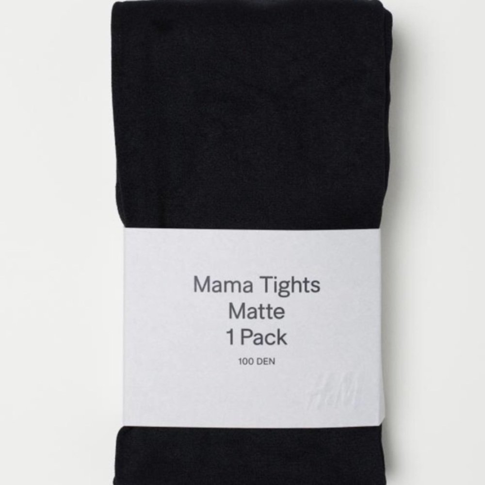 NWT H&M Mama pregnancy/maternity tights. - Picture 2 of 6